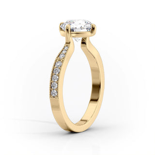 4.00CT Round Cut Diamond Unique Engagement Ring