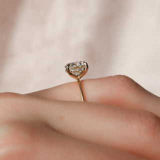 2.00CT Round Cut Diamond Hidden Halo Engagement Ring