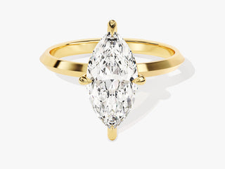 2.00CT Marquise Moissanite Solitaire Engagement Ring – Elegant & Brilliant
