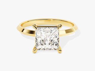 2.00CT Princess Moissanite Solitaire Engagement Ring – Bold & Brilliant