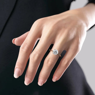 4.00CT Round Cut Diamond Solitaire Engagement Ring