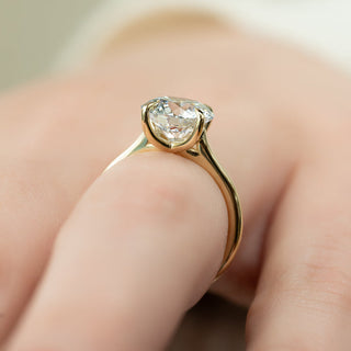 2.00CT Round Cut Diamond Solitaire Engagement Ring