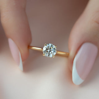 2.00CT Round Cut Diamond Solitaire Engagement Ring