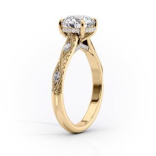 3.00CT Round Cut Diamond Unique Engagement Ring