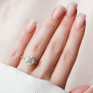 2.50CT Round Cut Diamond Nature Inspired Unique Engagement Ring