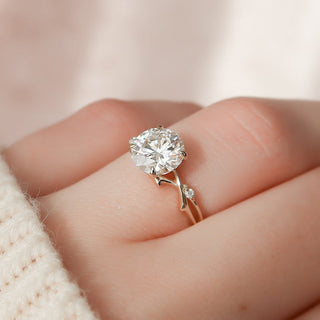 2.50CT Round Cut Diamond Nature Inspired Unique Engagement Ring