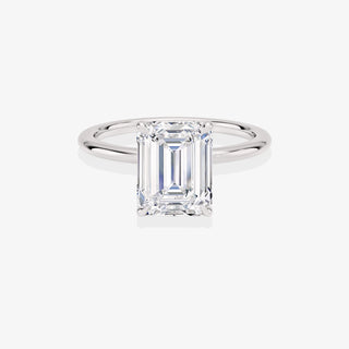 6.00CT Emerald Cut Diamond Solitaire Wedding Ring