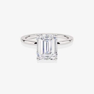 5.00CT Emerald Cut Diamond Solitaire Engagement Ring