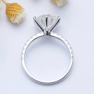 2.00CT Round Cut Diamond Pave Engagemenbt Ring