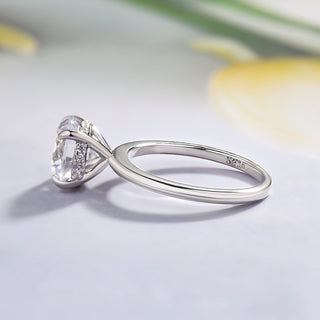 2.00CT Round Cut Diamond Hidden Halo Engagement Ring