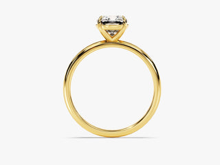 1.5CT Cushion  Moissanite Diamond Solitaire Engagement Ring
