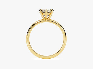 1.5CT Heart Shape Moissanite Diamond Solitaire Engagement Ring