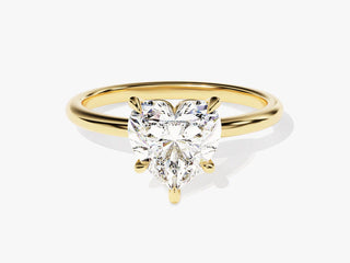 2.0CT Heart  Moissanite Diamond Solitaire Antique Engagement Ring