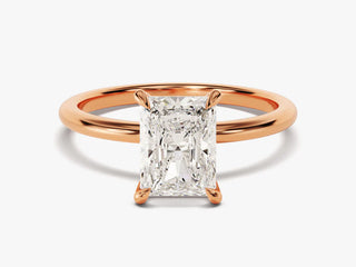 2.0CT Rediant Moissanite Diamond Solitaire Engagement Ring
