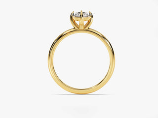1.5CT Marquise Moissanite Diamond Solitaire Engagement Ring