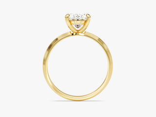 2.0CT Oval Moissanite Diamond Solitaire Engagement Ring
