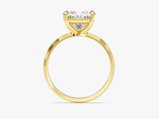 2.0CT Princess Moissanite Diamond Solitaire Engagement Ring
