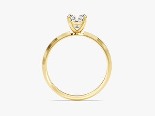 1.0CT Cushion Moissanite Diamond  Solitaire Engagement Ring