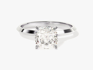 2.0CT Cushion Moissanite Diamond  Solitaire Engagement Ring