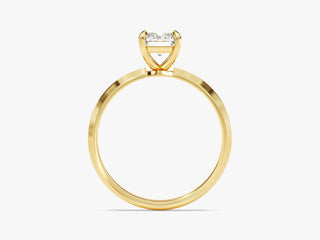 1.0CT Radiant  Moissanite Diamond Solitaire Engagement Ring