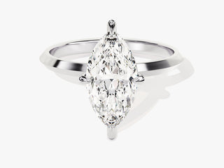 2.0CT Marquise Moissanite Diamond Solitaire Engagement Ring