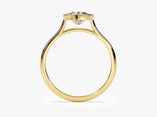 2.0CTMarquise Moissanite Diamond Solitaire Antique Engagement Ring