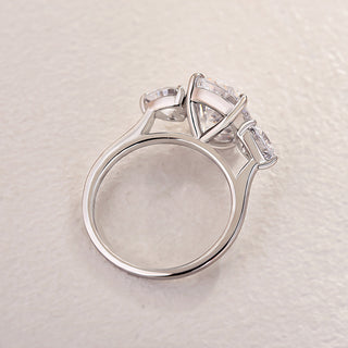 4.00CT Oval Cut Diamond Three Stone Engagement Ring