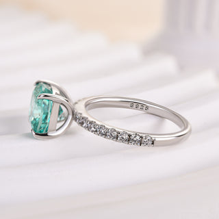 2.00Ct Cushion Cut Pave Engagement Ring
