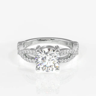 3.00CT Round Brilliant Cut Diamond Infinity Unique Engagement Ring