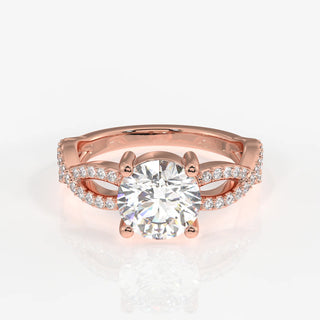 3.00CT Round Brilliant Cut Diamond Infinity Unique Engagement Ring