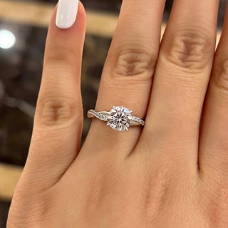 2.00CT Round Cut Diamond Infinity Engagement Ring