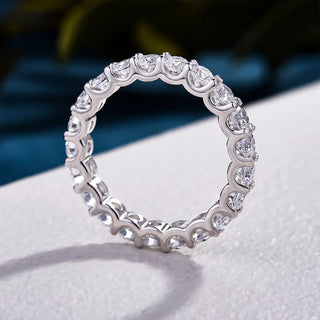 Round Brilliant Cut  Diamond Full Eternity Wedding Band