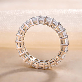 Radiant Cut Diamond Full Eternity Wedding Band