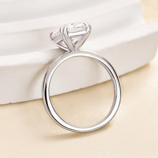 3.50ct Emerald Cut Diamond Solitaire Engagement Ring