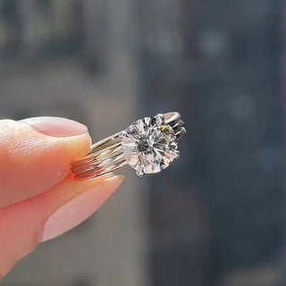2.50ct Round Brilliant Cut Diamond Solitaire Engagement Ring