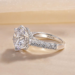 3.00CT Round Cut Diamond Hidden Halo PAV Engagement Ring