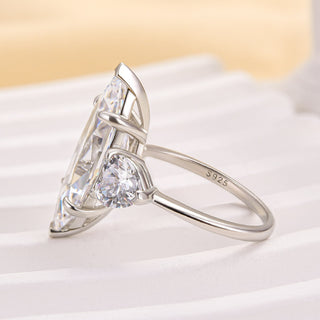 5.00 Ct Marquise Cut Diamond Three Stone Engagement Ring