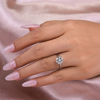 2.00CT Round Cut Diamond Solitaire Engagement Ring