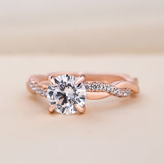 2.00CT Round Cut Diamond Infinity Antique Engagement Ring