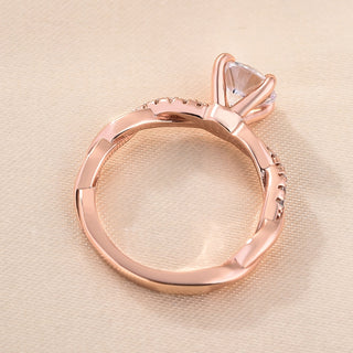 2.00CT Round Cut Diamond Infinity Antique Engagement Ring