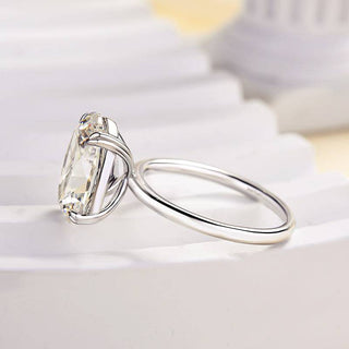 4.00CT Oval Cut Diamond Solitaire Engagement Ring