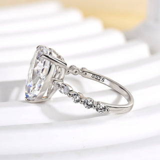 3.00ct Pear Cut Diamond Pave Engagement Ring