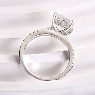 2.00ct Princess Diamond Pave Hidden Halo Engagement Ring