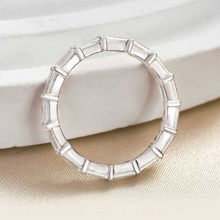 Baguette Cut Diamond Full Eternity Wedding Bnad