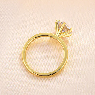 2.00CT Round Cut Diamond Solitaire Engagement Ring