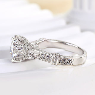 2.00CT Round Brilliant Cut Diamond Antique Engagement Ring (Copy)