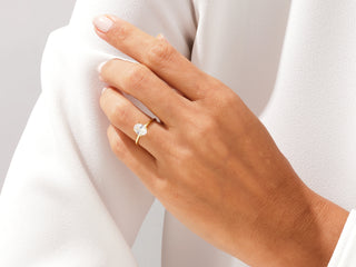 Oval-Cut 1.5CT Moissanite Solitaire Ring in Gold or Platinum