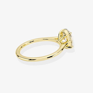 3.00CT Oval Cut Diamond Solitaire Engagement Ring