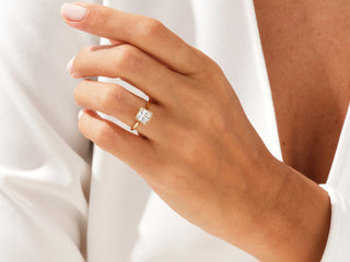 Sleek 1.5 Carat Princess-Cut Moissanite Bezel Solitaire Ring
