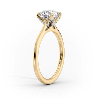 4.00CT Round Cut Diamond Solitaire Engagement Ring
